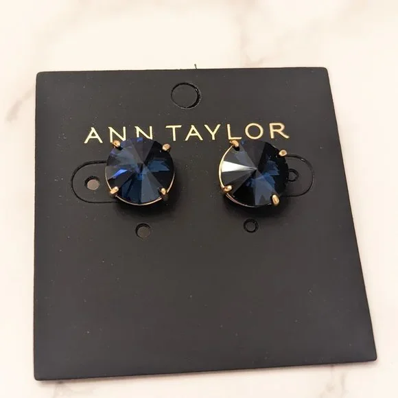 Ann Taylor Crystal Stud Earrings - Picture 3 of 5